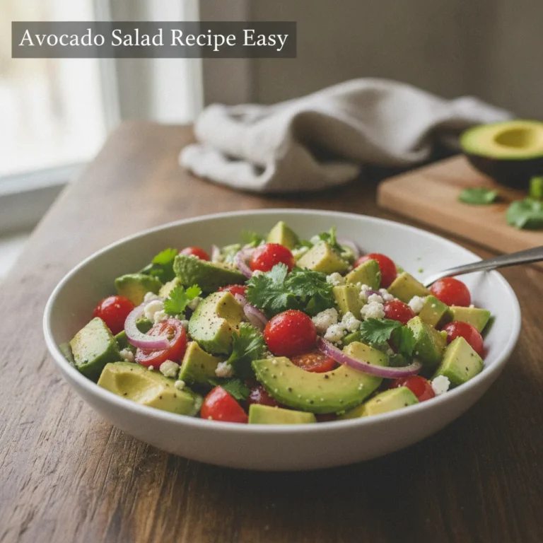 Avocado Salad Recipe Easy