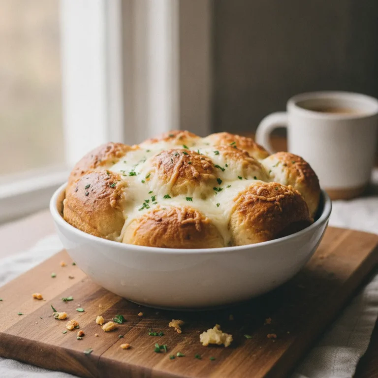 Cheesy Hawaiian Roll Garlic Bread Viral TikTok Recipe
