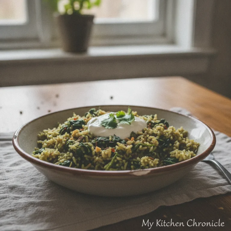 Flavorful Spinach Rice Recipe
