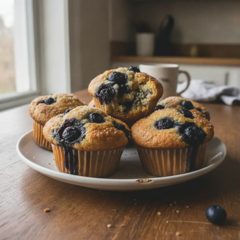 Bakery Style Blueberry Muffins Recipe
