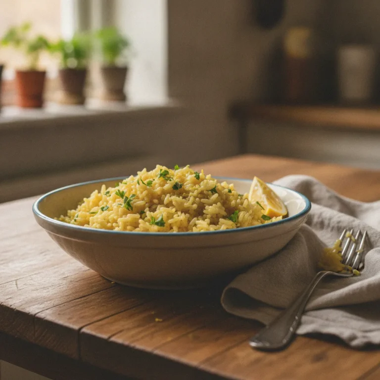 Greek Lemon Rice Recipe