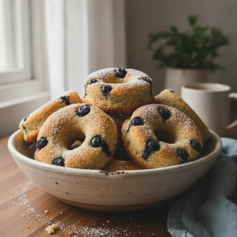 Wild Blueberry Cake Donuts Recipe