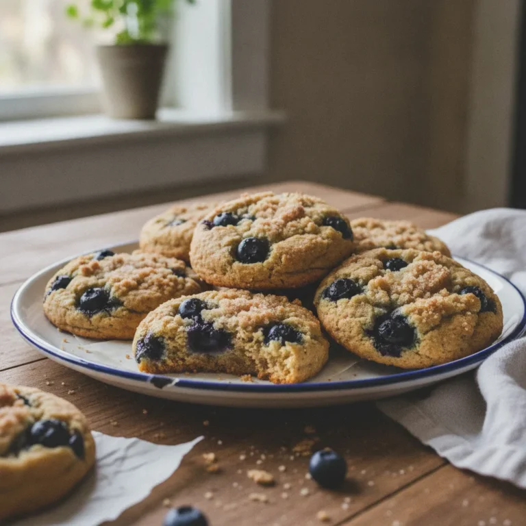 Crumbl Blueberry Muffin Cookies Recipe