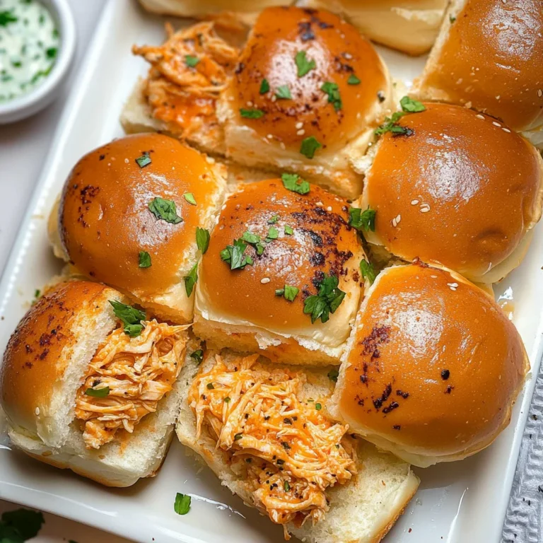 Spicy Buffalo Chicken Sliders Recipe