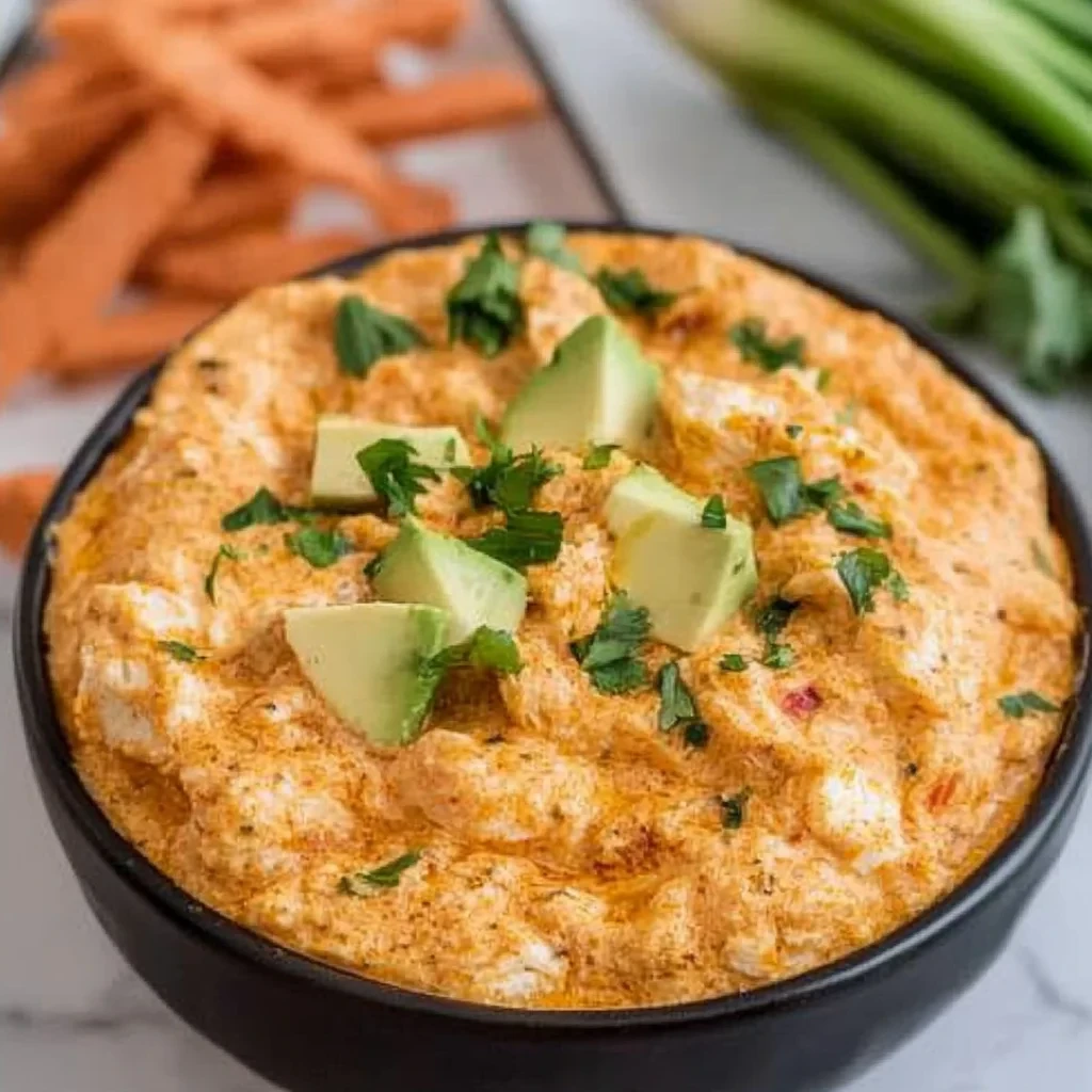 Crockpot Buffalo Chicken Dip image-3