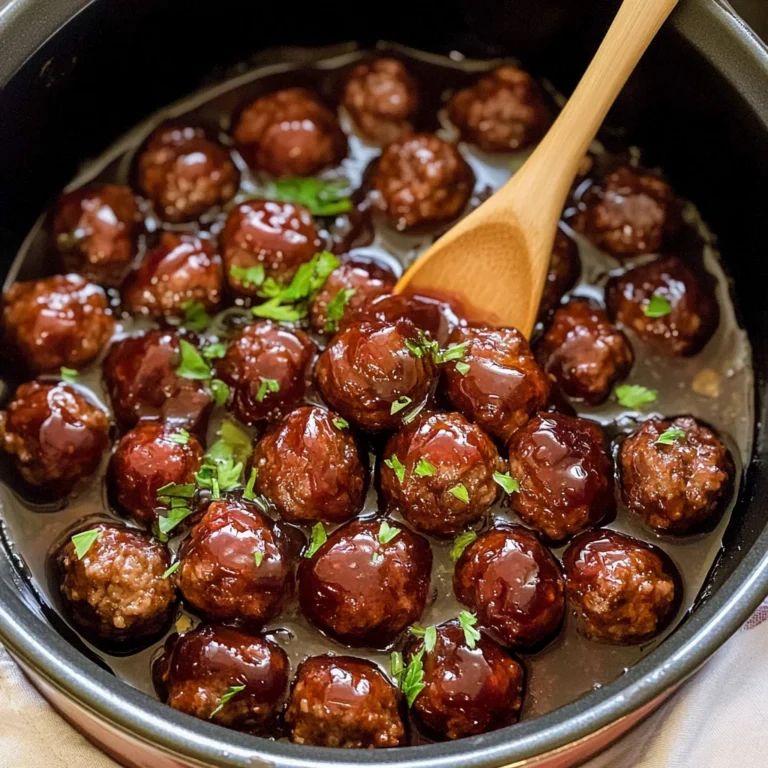 Easy Grape Jelly Meatballs Recipe