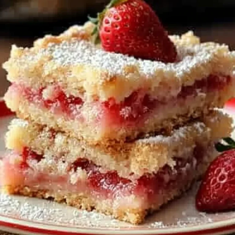 Strawberry Shortcake Bars Recipe