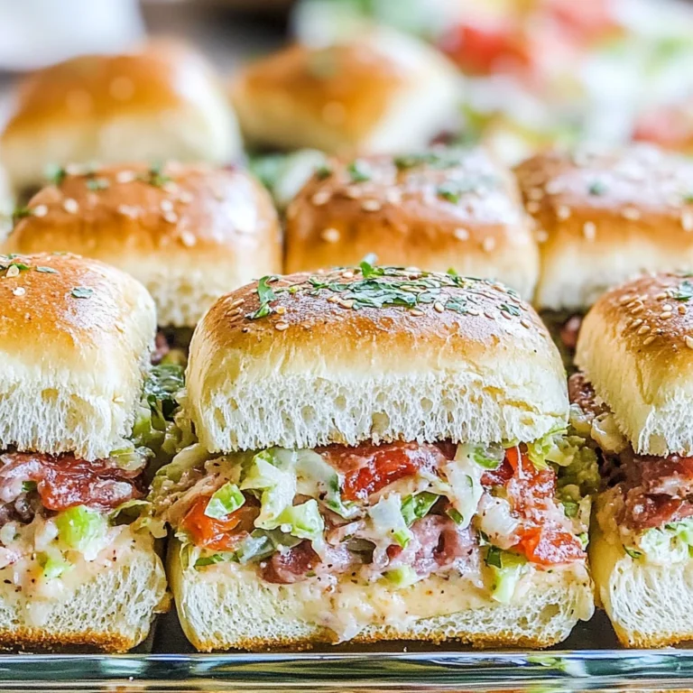 Italian Grinder Sliders Recipe