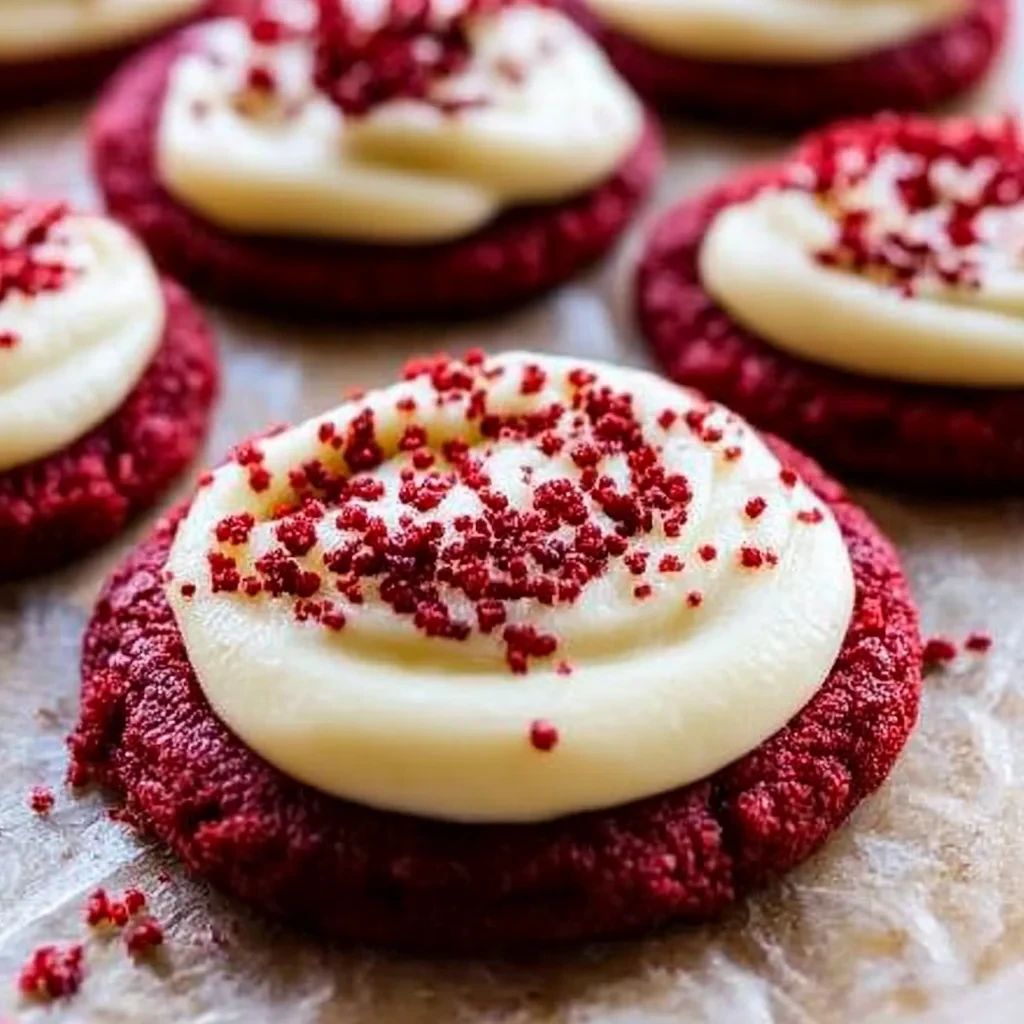 how to make frosted red velvet cookies image-3