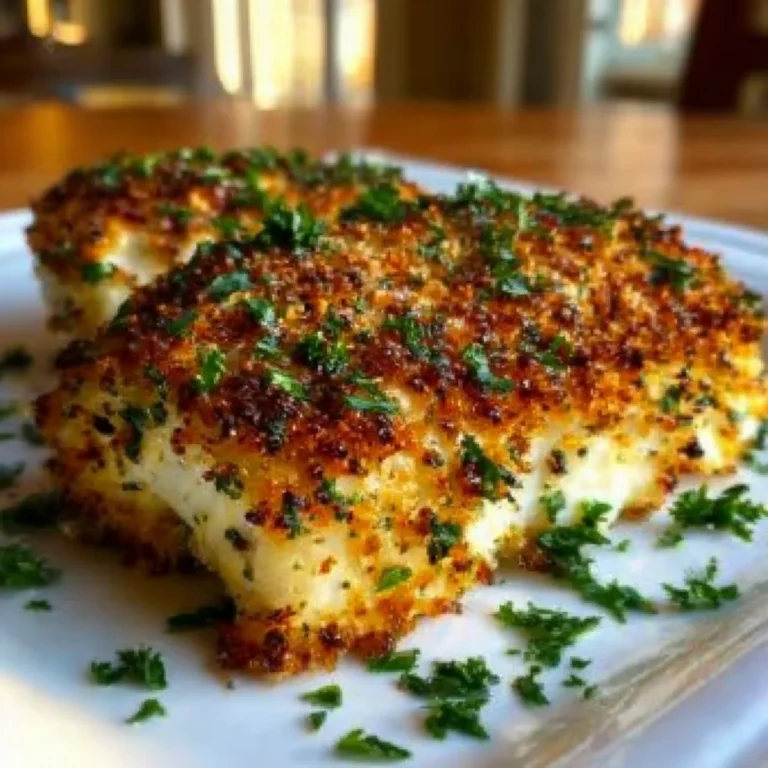 Garlic Parmesan Crusted Halibut: 15-Minute Baked Perfection Recipe