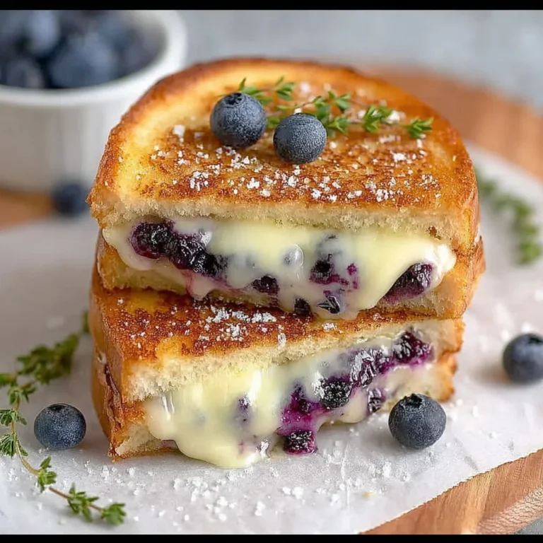 Crispy Blueberry Grilled Cheese Recipe