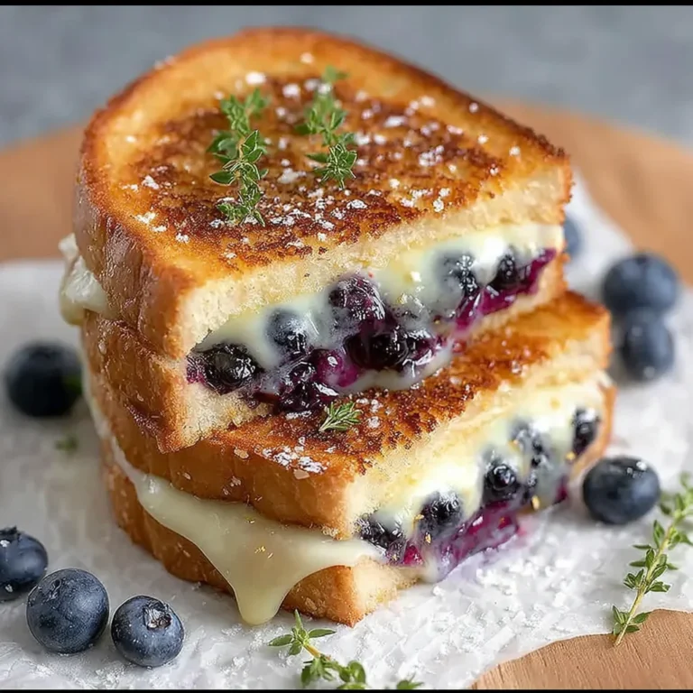 Crispy Blueberry Grilled Cheese Recipe