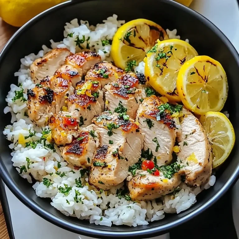 Greek Chicken and Lemon Rice Recipe