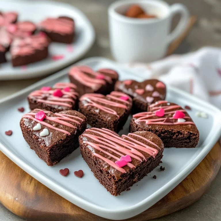 Heart Shaped Brownies Recipe Easy