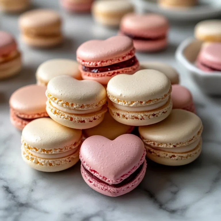 Heart-Shaped Macarons Recipe