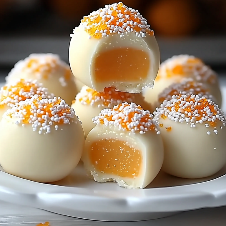 Quick No Bake Orange Creamsicle Truffles Recipe
