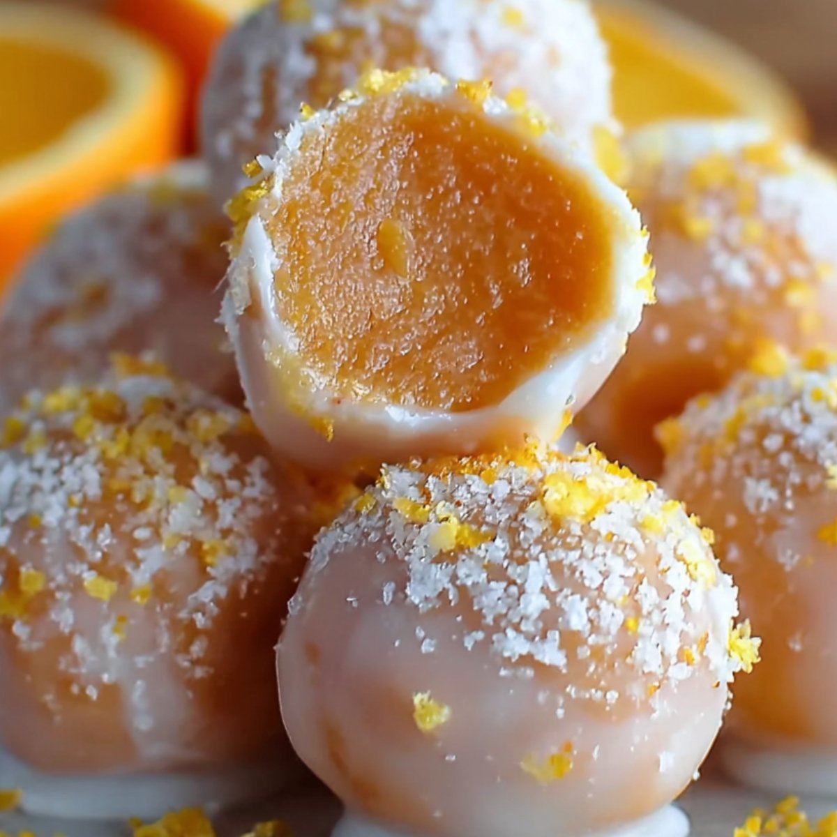 No-Bake Orange Creamsicle Truffles ingredients
