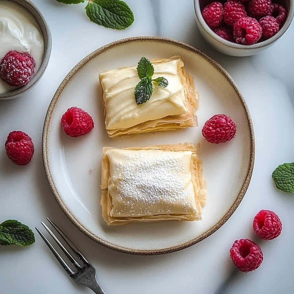 Raspberry Cream Napoleons: Fancy Yet Easy Dessert Recipe image-3