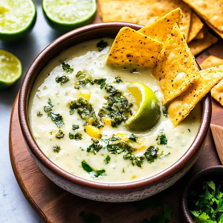 Salsa Verde Queso Dip Recipe