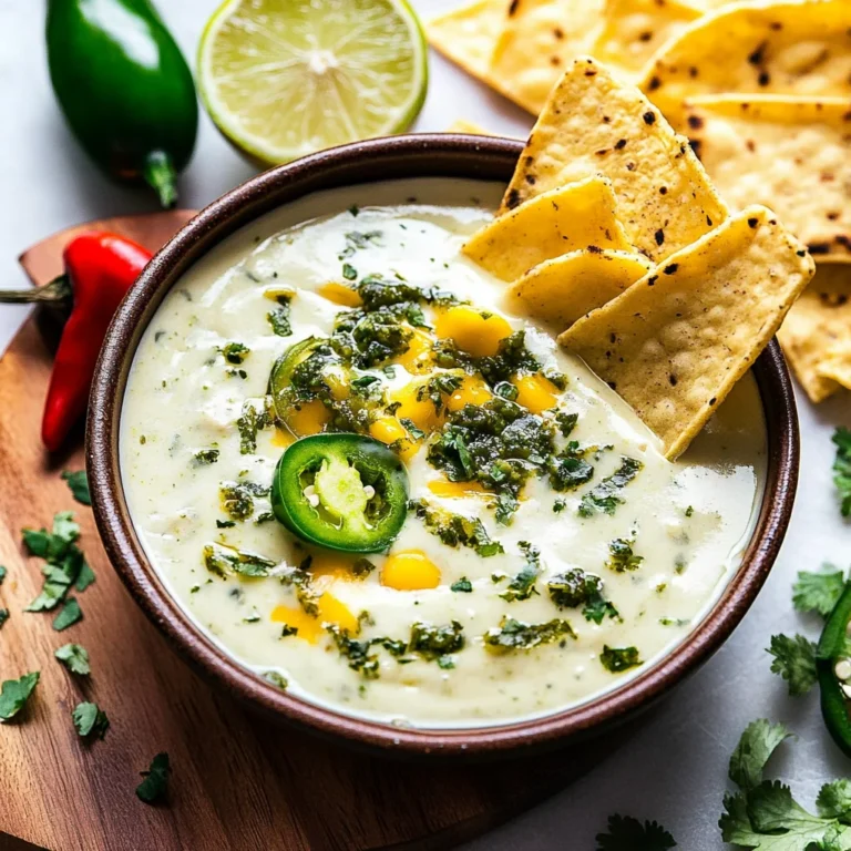 Salsa Verde Queso Dip Recipe