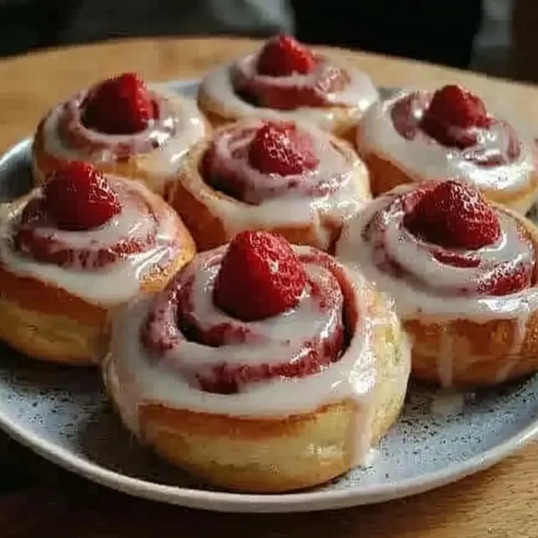 Strawberry Cheesecake Cinnabon Rolls Recipe