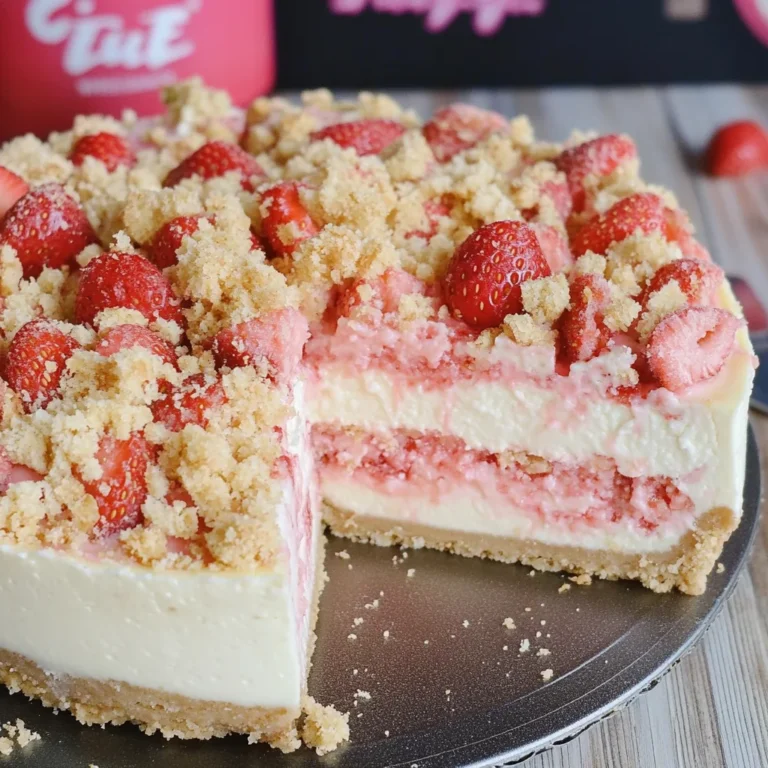 Strawberry Crunch Cheesecake Recipe