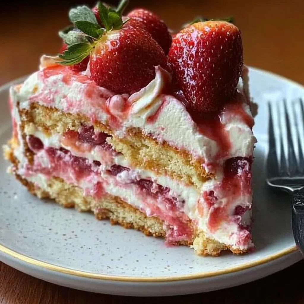 Strawberry Earthquake Cake - The Easiest Showstopping Dessert image-3