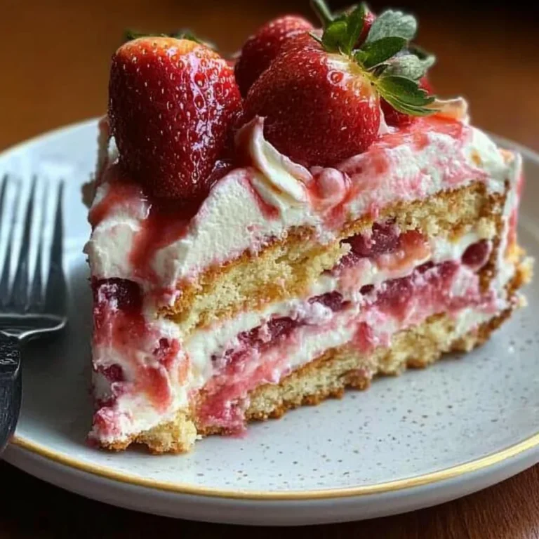 Strawberry Earthquake Cake Recipe