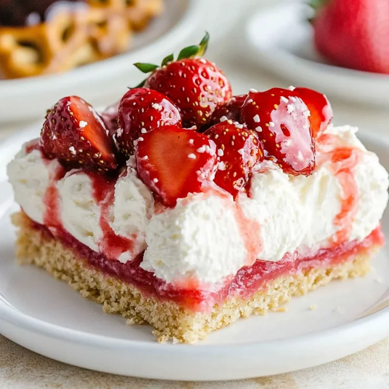 Strawberry Pretzel Salad Recipe