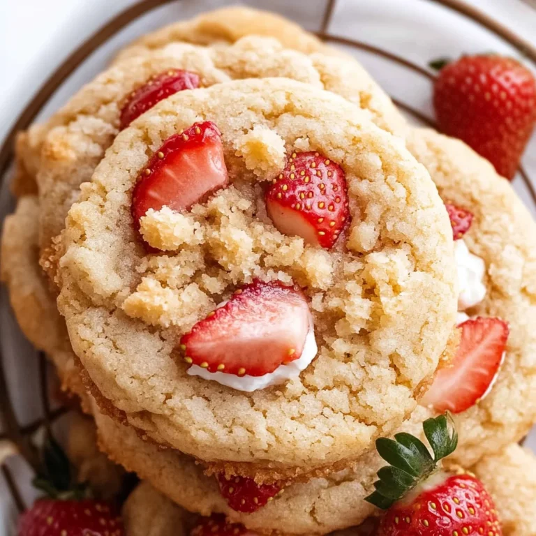 Strawberry Shortcake Cookies Recipe