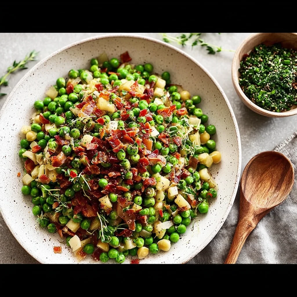 Thanksgiving Peas Side Dish - Downshiftology image-3