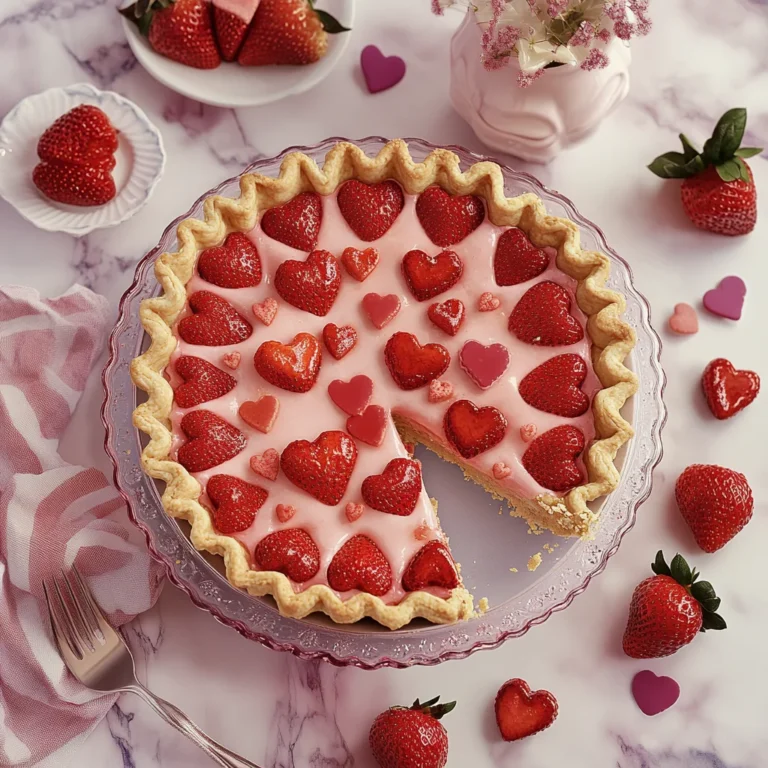 Valentine’s Day Strawberry Pie Recipe