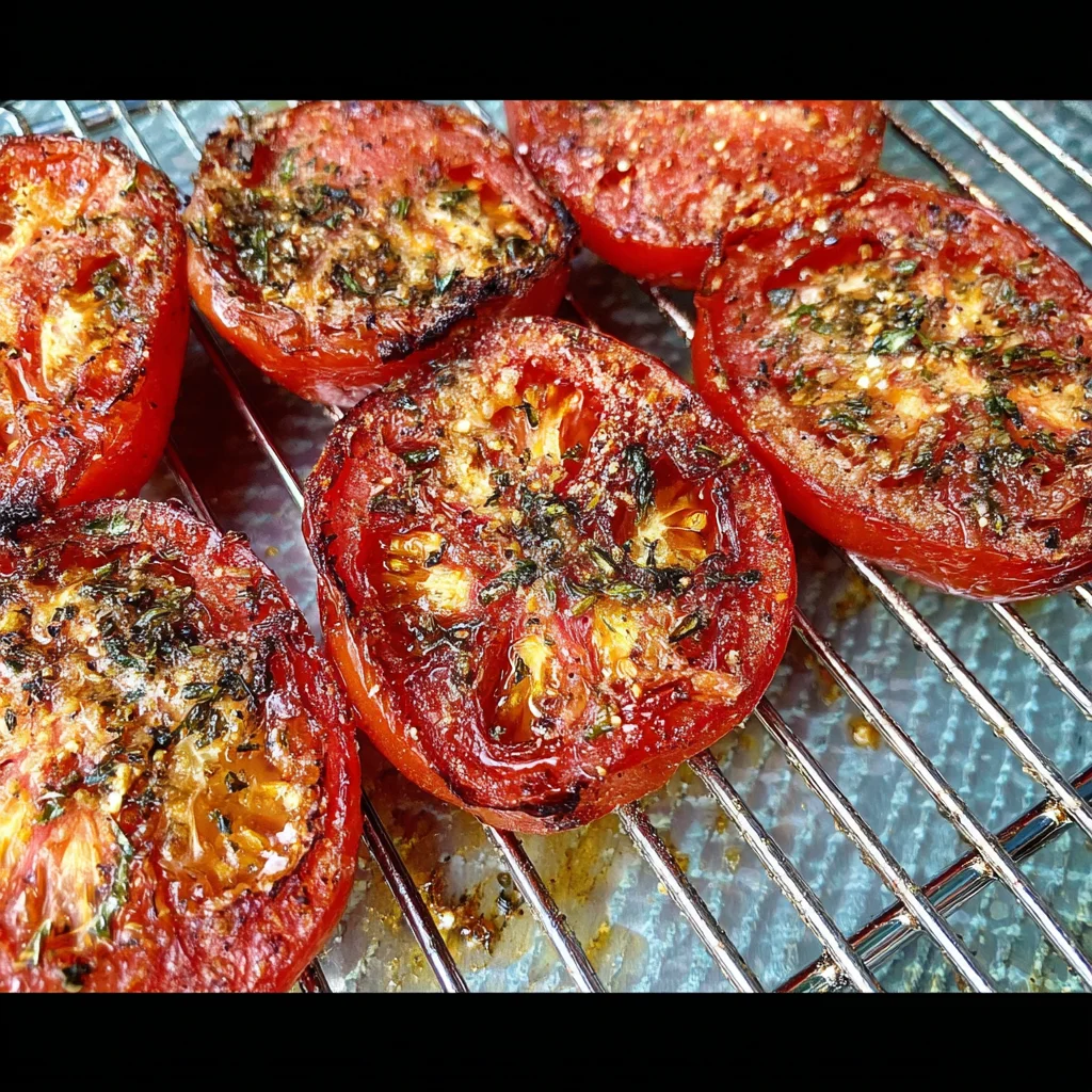 20-Minute Air Fryer Roasted Roma Tomatoes step by step