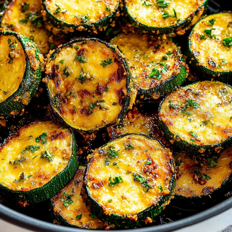 Air Fryer Zucchini Recipe (Easy & Cheesy)
