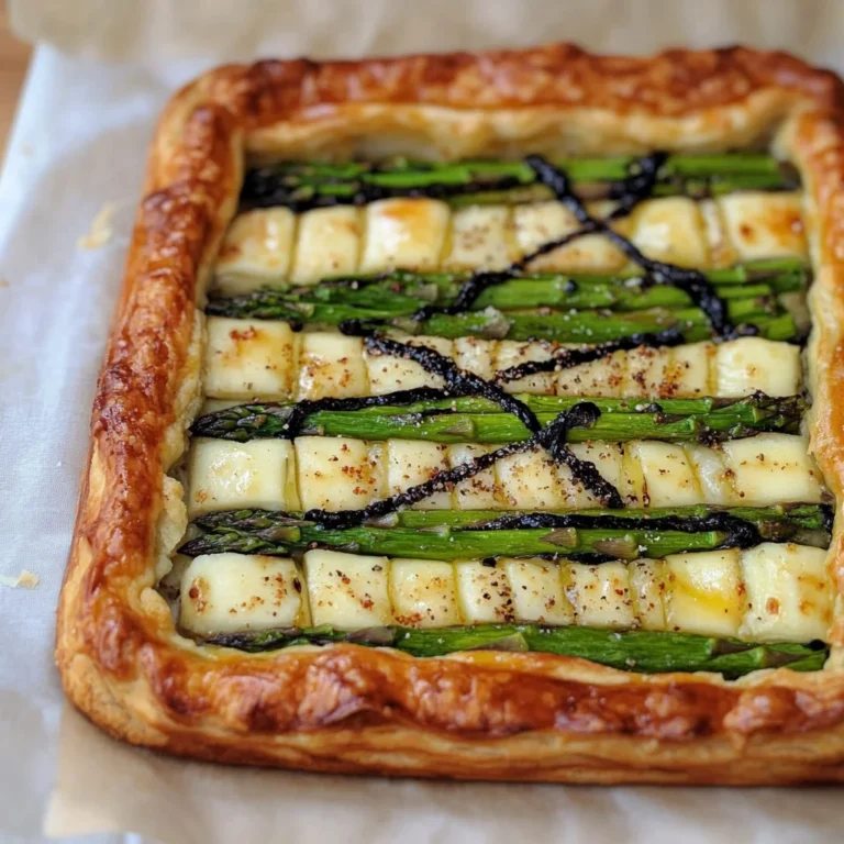 Asparagus Gruyere Tart Recipe
