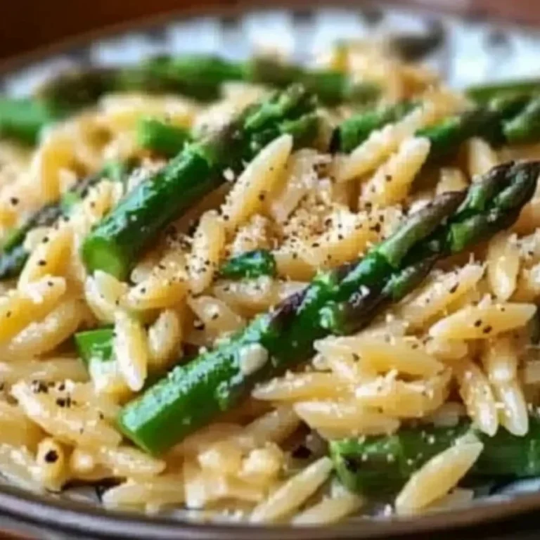 Asparagus and Parmesan Orzo Recipe