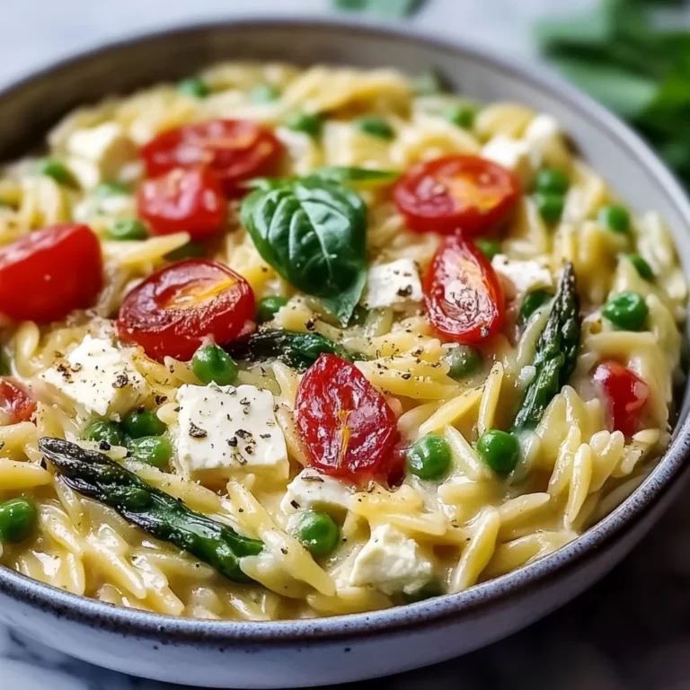 Healthy Baked Feta Orzo Recipe