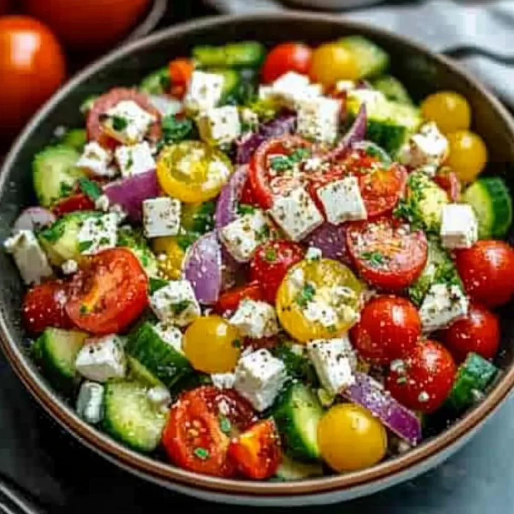 The Best Greek Salad Recipe for You step by step