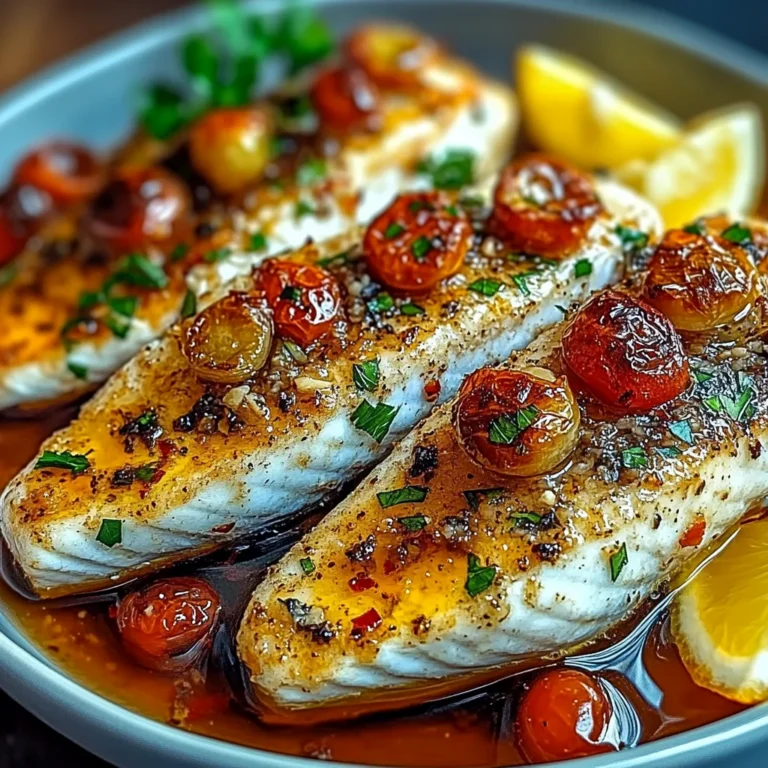 The Best Mediterranean Baked Fish! Easy Recipe