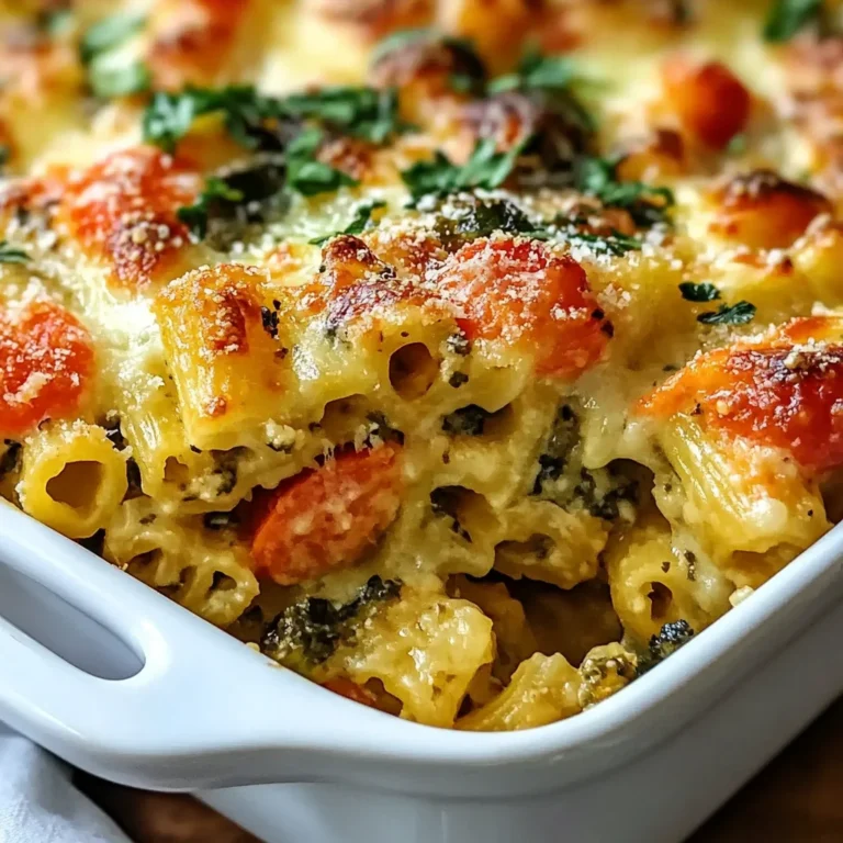 Tasty Mediterranean Vegetable Pasta Bake Recipe