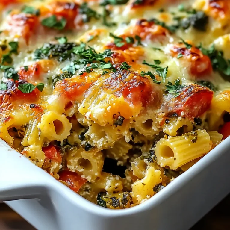 Tasty Mediterranean Vegetable Pasta Bake Recipe