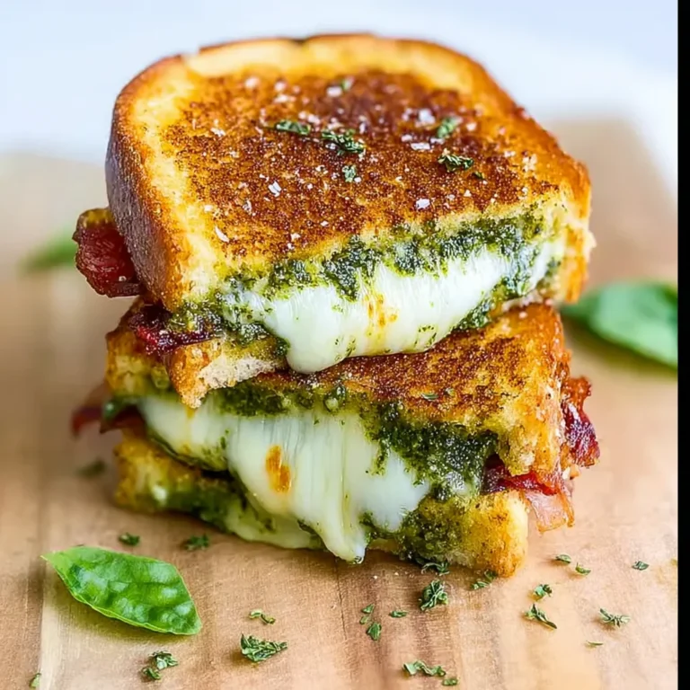 Sourdough Pesto Grilled Cheese Recipe