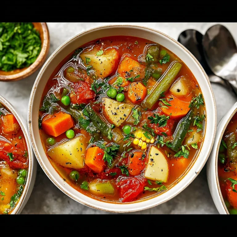 Easy Vegetable Soup Recipe