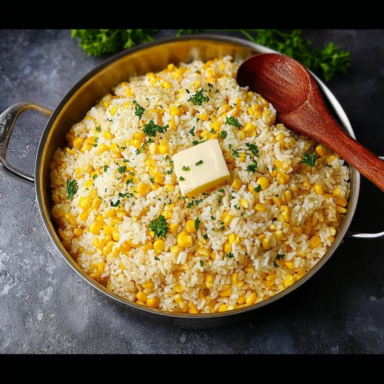 Buttered Corn Rice Recipe