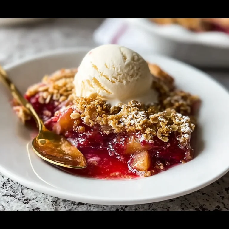 Rhubarb Crisp Recipe