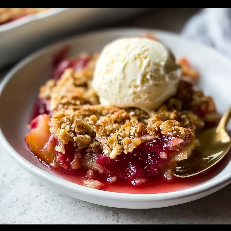 Rhubarb Crisp Recipe