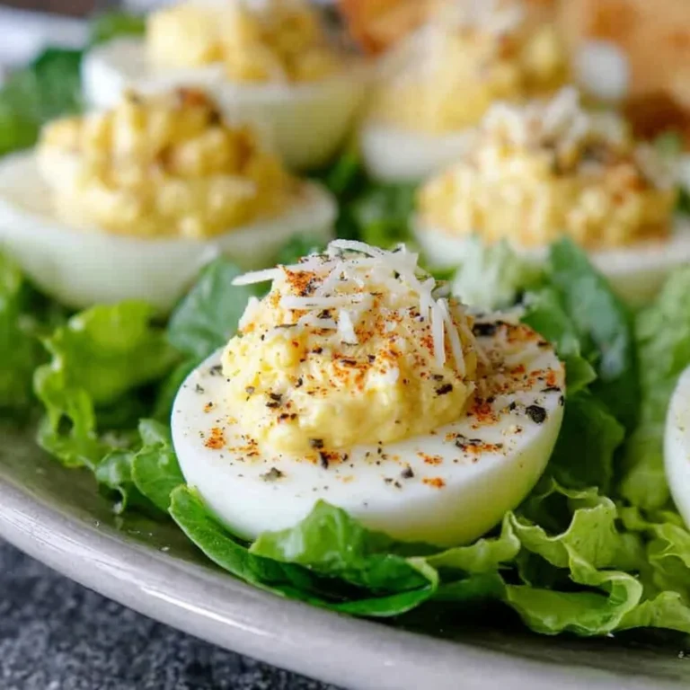 Caesar Deviled Eggs Recipe