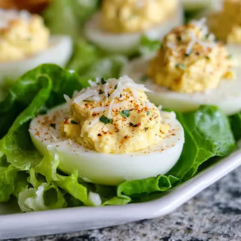 Caesar Deviled Eggs Recipe