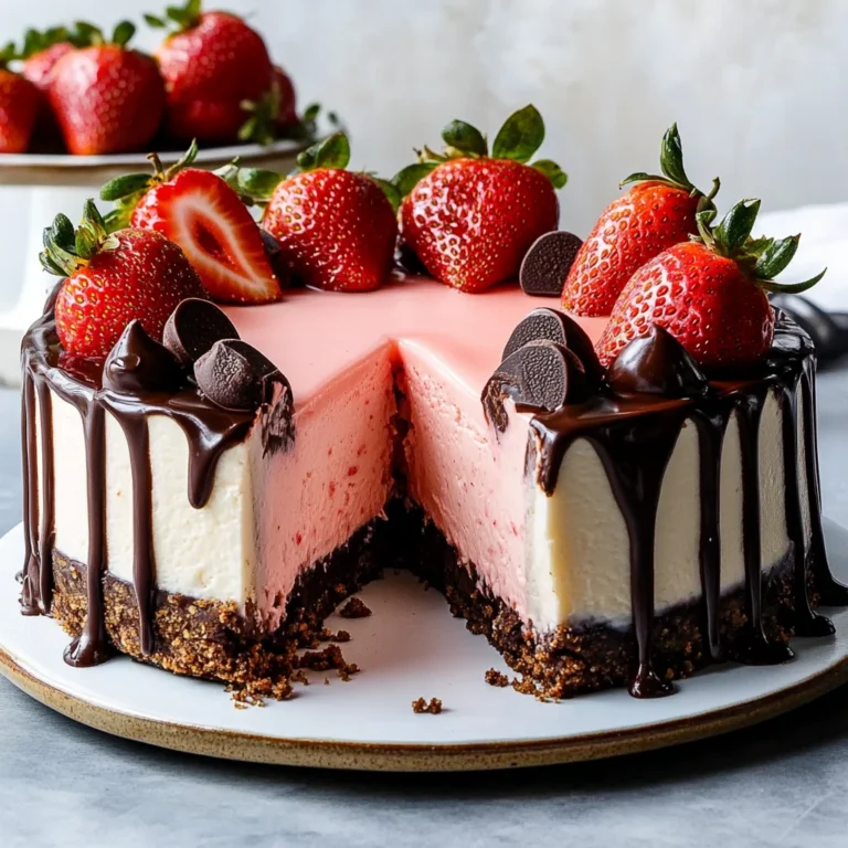 Chocolate Covered Strawberry Cheesecake Recipe