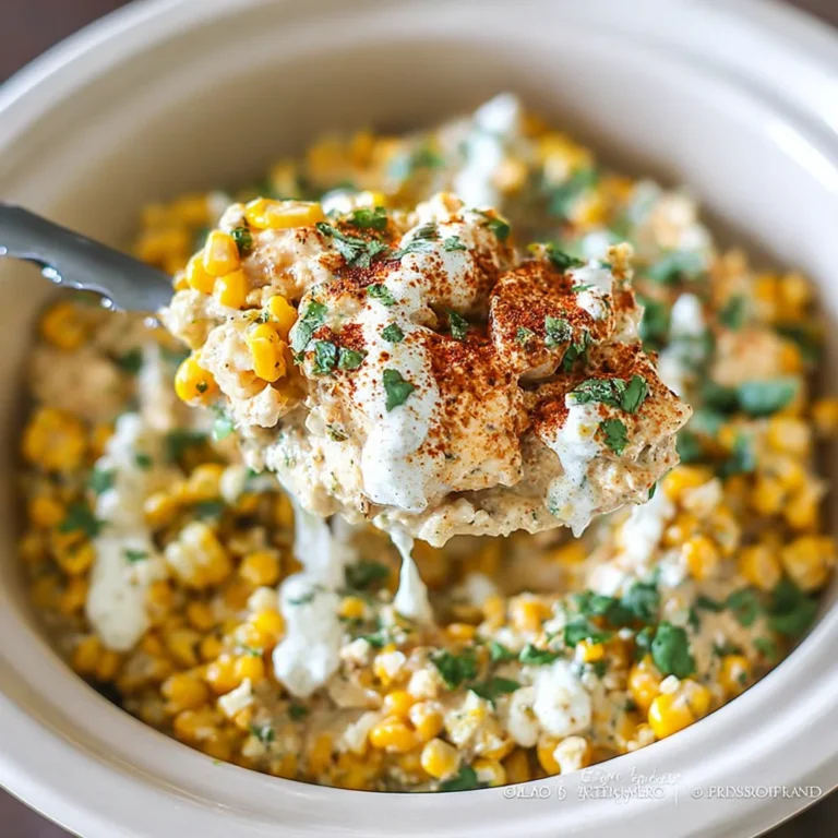 Crockpot Mexican Street Corn Chicken Recipe